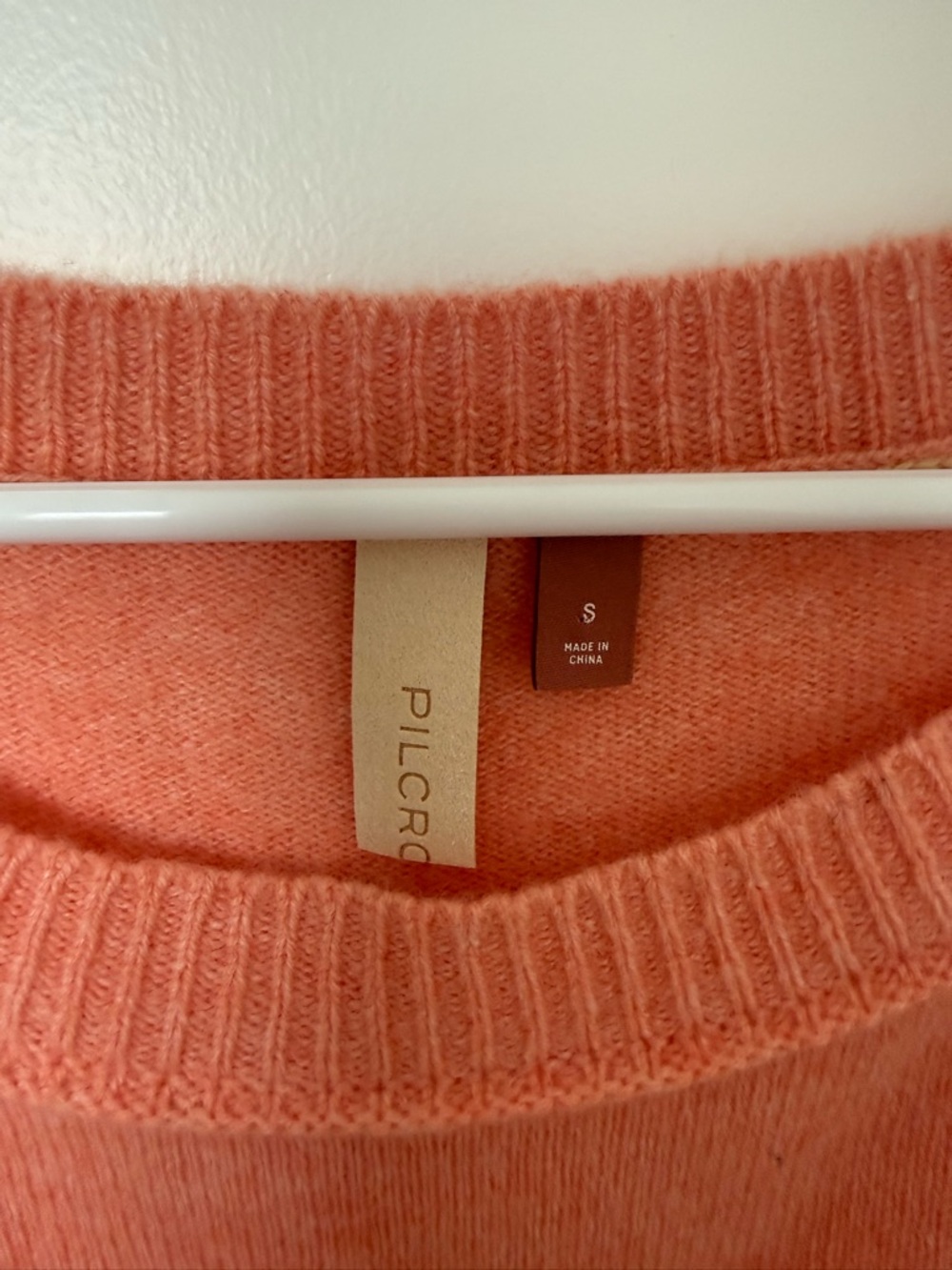 Pilcro by Anthropologie Coral Scoop-Neck Pullover Cashmere Sweater - Picture 3 of 5